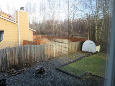 back yard - fireplace pit