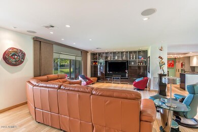 Family room from entry