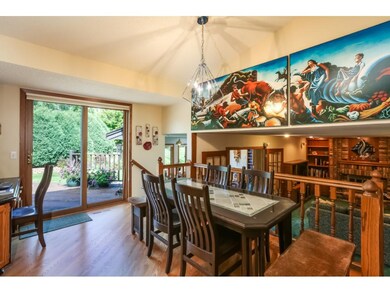 Eat in kitchen area allows for access to the deck,