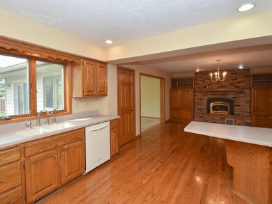 Baking is easy with the abundant counter space.