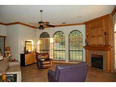 Living Room. Built in entertainment center.