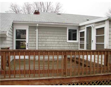 Patio/Deck. Note that there are two doors from the