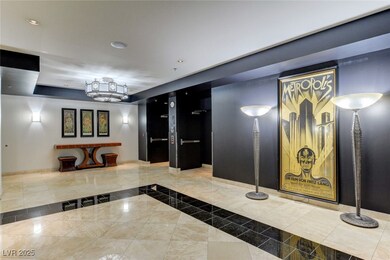 Building lobby featuring recessed lighting