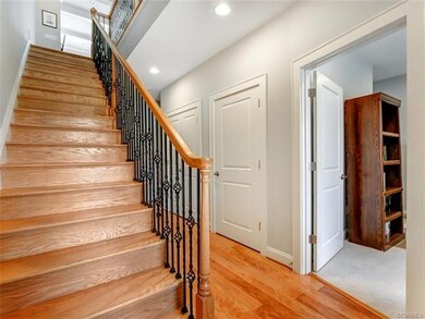 Direct garage entry, hardwood floors and recessed 