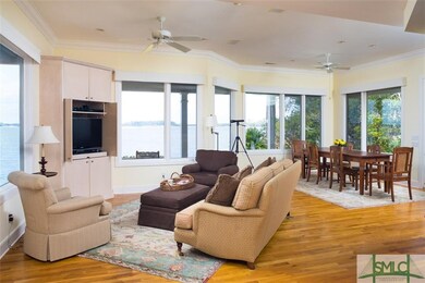 A spacious family room provides the opportunity to