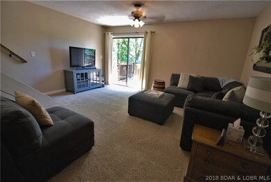 Spacious living area with new furnishings