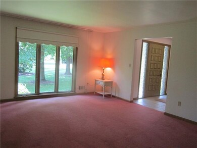 Large living room/solid pine door!