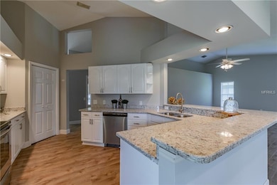 Kitchen that overlooks the great room.