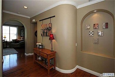 Entering from Front Door--Hallway leading to Livin