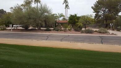 Front of home as seen from golf course