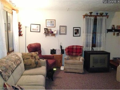 Here's a more open view of the living room.