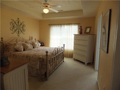 Spacious master bedroom in the back of the home.  Large window for lots of light.