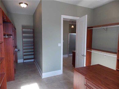 Master Bedroom. Master bedroom closet which is acc