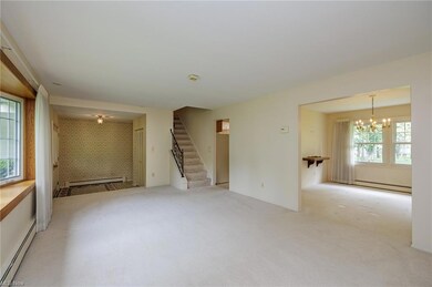 Living room, dining room and foyer