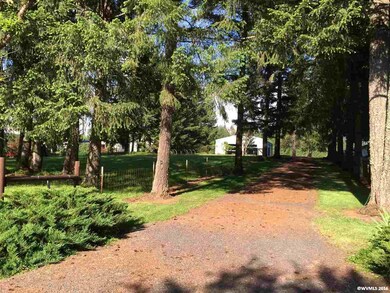 Private tree lined  driveway