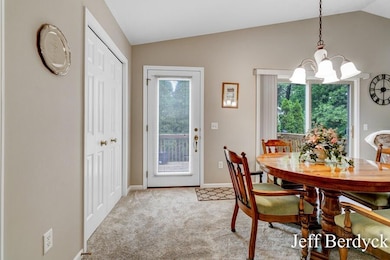 Dining area door
