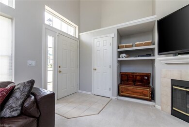 Welcoming 2-story great room with lots of natural 