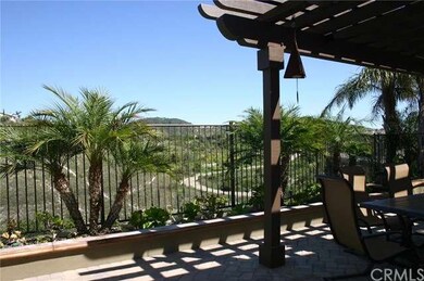 Backyard with built in BBQ and siting area, overha