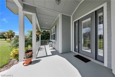 Inviting covered Veranda perfect for morning coffe