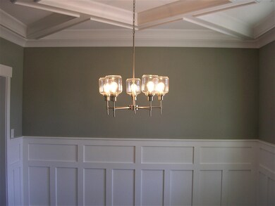 Coffered Ceiling and Wainscoting