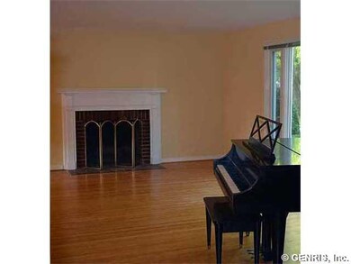 Living Room. A look into the living room.  Wood bu