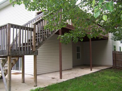 Deck and patio