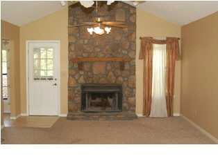 You will enjoy a wood burning fireplace in the liv