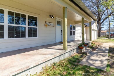 Large covered front porch
