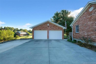 Spacious 2 car garage with extra parking