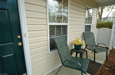 The front porch is a great place for your morning coffee or to relax after a long day.