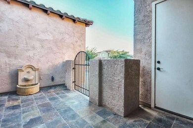 Gated front court yard