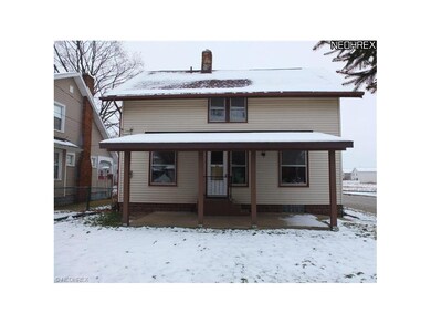 Rear exterior and covered patio.