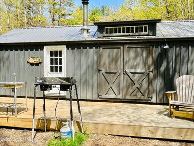 front of cabin