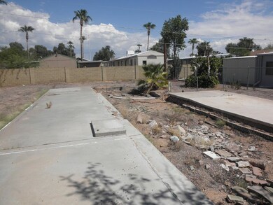 CEMENT SLAB AND DRIVEWAY