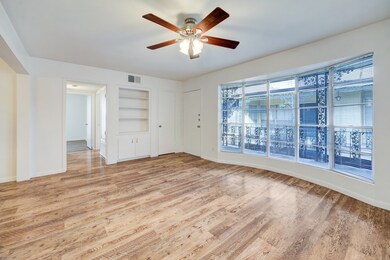 Built in bookcase and coat closet for extra storag
