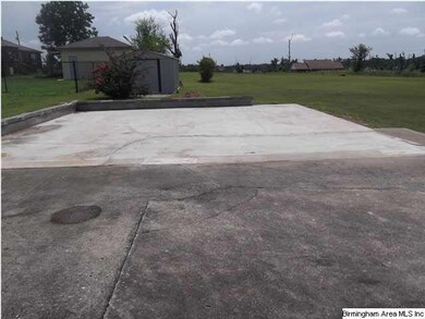 Pad for future 2 Car Garage