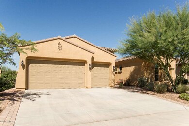 Front of home garage
