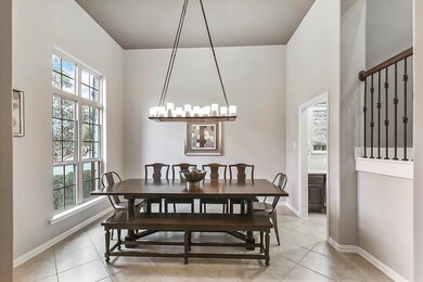 Take notice of the dinning room's light fixture, it has been upgraded to a restoration hardware modern island chandelier.