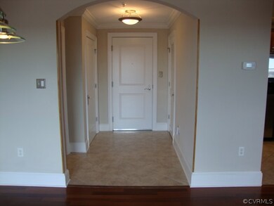 Front door entry into the foyer