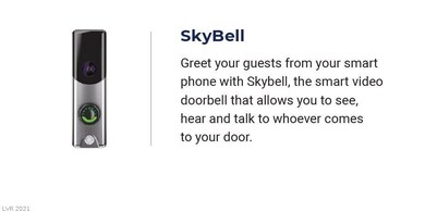 SkyBell Video Door Bell Included in Smart Home System- HOME IS CONNECTED