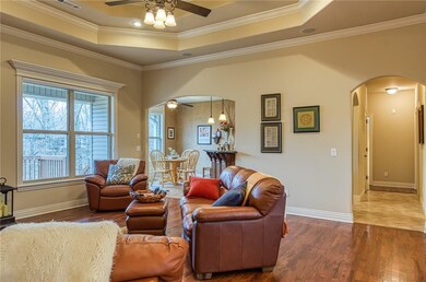 Beautiful crown molding, arched doorway and entries are just a few of the awesome amenities that take this home up a level.