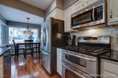 Kitchen toward dining room
