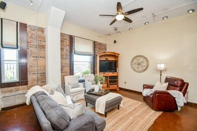 The lounge-worthy living room also boasts pre-wire