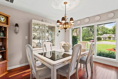 Formal Dining Room With a beautiful view from the 