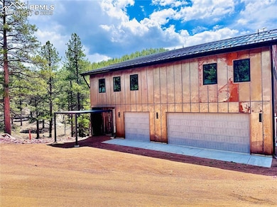 View of property exterior featuring board and batt
