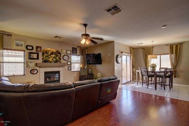 Greatroom with elegant fireplace