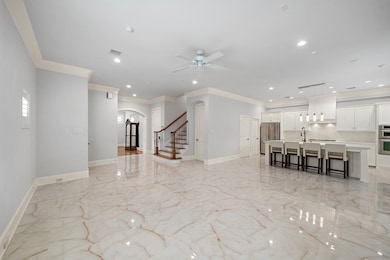 Living room and dinning room