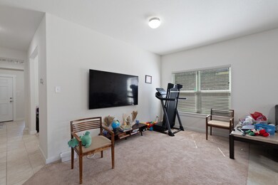 Spacious and inviting living room featuring plush