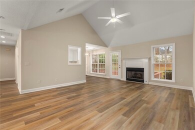 Vaulted Living Room