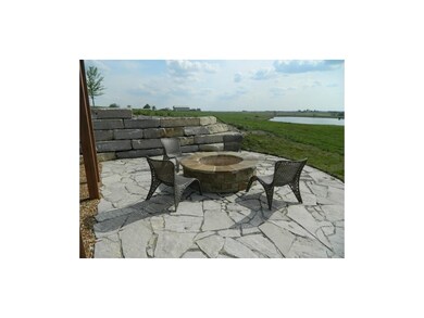 Patio and Firepit off Walkout Basement....overlook